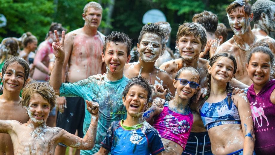 Campers at Muck Fest