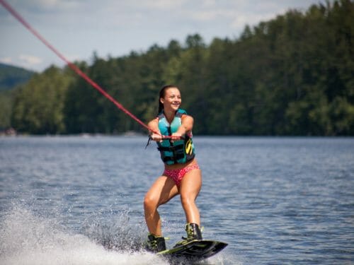 Female summer camper